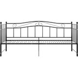 vidaXL izvlečni posteljni okvir črn kovinski 90x200 cm | Shoptok.si