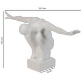 Dekoracija za sto 19,5x16x38,5 cm smola/bela | Eponuda.com