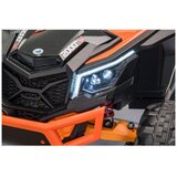 Ramiz Otroški avto akumulator Buggy UTV-MX 24V 4X4 oranžno-bel lea | Shoptok.si