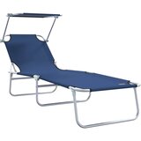  Ležaljka 2 pcs Plava 58 x 188 x 77cm Poliester | Eponuda.ba