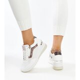 Cross Jeans White wedge women's sneakers | shoptok.hr
