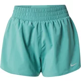 Nike Sportske hlače 'ONE' zelena / srebro