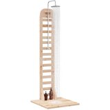 Vanjski tuš 223 cm Masivna borovina i nehrđajući čelik Prirodna | shoptok.hr