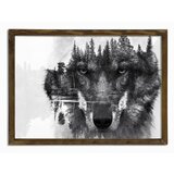 Evila Originals Stenska slika Husky, 70 x 50 cm Cene