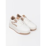 Shelvt White and beige platform sneakers | ePonuda.com