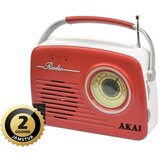 Akai radio FM, AM, analogna skala, USB, SD, crveni APR-11RED | shoptok.hr