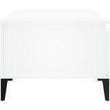  Stolić za kavu bijeli 90 x 50 x 36,5 cm od konstruiranog drva | shoptok.hr