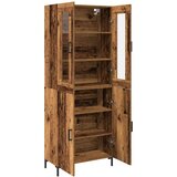  Highboard 2 pcs Staro drvo 69,5 x 34 x 180 cm Konstruirano drvo | shoptok.hr