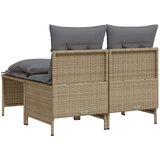  4-dijelni set vrtnih sofa s jastucima bež od poliratana | shoptok.hr