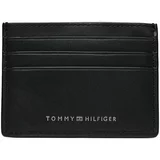 Tommy Hilfiger Etui za kreditne kartice Th Spw Leather Cc Holder AM0AM11845 Črna