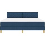 vidaXL Box Spring krevet s madracem plav i 180x200 cm tkanine | shoptok.hr