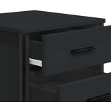 vidaXL Nočne omarice 2 kosa črne 40x30x40 cm iverna plošča | Shoptok.si