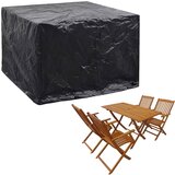 Maison Chic Prevleka za zunanjo pohištvo - Pokrivalo za vrtno pohištvo 2 kosa 8 obročkov 122x112x98 cm, (21795617) Cene