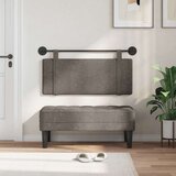  Držeće uzglavlje Zidne Sivi 110 x 55 x 5 cm Antikni PU - Sivi 100 cm bez LED | shoptok.hr