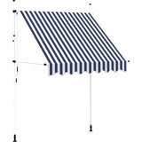 Tenda na ručno uvlačenje 200 cm plavo-bijela prugasta | Eponuda.com