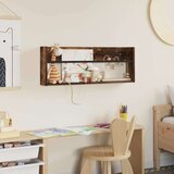  Polica za časopise s policom Dimljeni hrast 80 x 12 x 30 cm | shoptok.hr