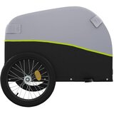 Prikolica za bicikl crno-zelena 30 kg željezna | shoptok.hr