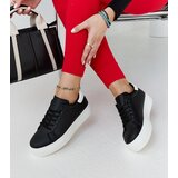 Gemre Black and white thick-soled sneakers Ruta | Shoptok.si