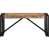 Maison Chic Kava miza - kavna mizica - Nizka mizica Multicolor 80x40x35 cm Masivni les Reclaimed, (21755179) Cene