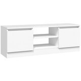 Maison Chic TV omarica - TV stojalo - Televizijska omarica z vrati bela 102x30x36 cm, (21700917) Cene