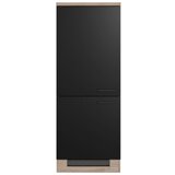 Flex-Well Omara Za Vgradno Napravo Capri, Črna, Hrast | Shoptok.si