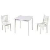 Kinder_Home dečiji drveni sto sa 2 stolice, set za učenje, crtanje, igru, jelo - beli ( TF-6644-V ) Cene