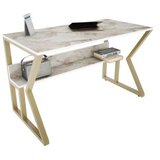 Hanah home Radni sto Wake White Gold