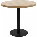 Bistro miza svetlo rjava 80 cm mediapan, (20711209)