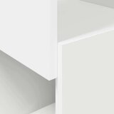  Kotna omarica Bela 25,5x25x102cm Konstruiran les, (5000113155) | Shoptok.si