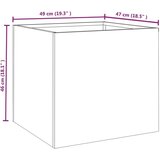  Sadilice 2 kom 49x47x46 cm od čelika COR-TEN | shoptok.hr