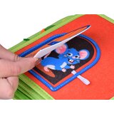  Senzorna knjiga od filca Farma s čičak naljepnicama, 9 stranica | shoptok.hr