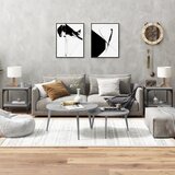 vidaXL Stranska mizica 2 kosa siva sonoma 40x40x40 cm inženirski les Cene
