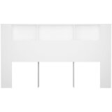  Uzglavlje s ormarićem bijelo 180 x 18,5 x 104,5 cm | shoptok.hr