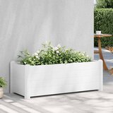  Povišena vrtna gredica PP bijela 100 x 43 x 35 cm | shoptok.hr