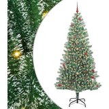 vidaXL Umjetno božično drevo s snežno obloženimi vejicami in LED lučko | Shoptok.si