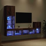 TV stenske enote z LED lučmi Star les Konstruiran les, (5000112771) | Shoptok.si