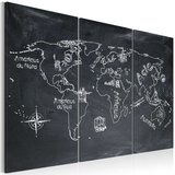  Slika - Geography lesson (French language) - triptych 60x40 Cijene