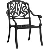  5-dijelni bistro set od lijevanog aluminija crni | shoptok.hr