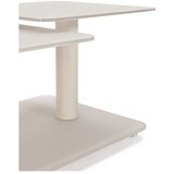 Marckeric Kremno bela steklena klubska mizica 54x115 cm Elvi – | Shoptok.si