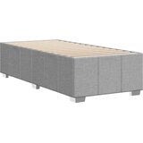  Okvir kreveta bez madraca svjetlosivi 100x200 cm od tkanine | shoptok.hr