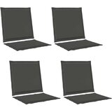  Blazine za sedež in hrbet 4 pcs Antracit 47 x 45 x 2 cm, (5000232288) | Shoptok.si