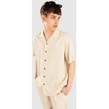 anerkjendt Akleo Cot-Linen-Vis Srajca brown rice melange Cene