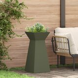 vidaXL Stalak za biljke Maslinasta Metal 35 x 35 x 73 cm Saksije | shoptok.hr
