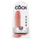 King Cock dildo z modi 8, 20cm Cene