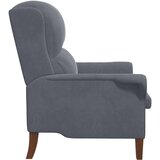  Fotelja Tamno siva Baršun | shoptok.hr