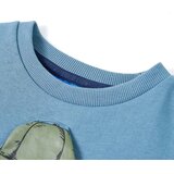  Dječja topla majica srednje plava 104 | shoptok.hr