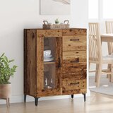  Kreveta Staro drvo 69,5 x 34 x 90 cm Obrađeno drvo i čelik | shoptok.hr