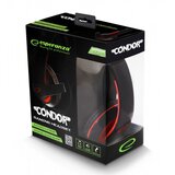 Esperanza Condor stereo slušalice sa mikrofonom, gamer, crvene | shoptok.hr