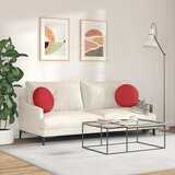  Jastučići za sjedenje 2 pcs Crvena Ø40 x 13 cm tkanina | Eponuda.ba