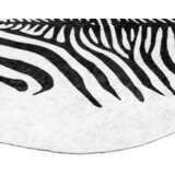  Tepih crno-bijeli zebrasti 120 x 170 cm perivi i | shoptok.hr